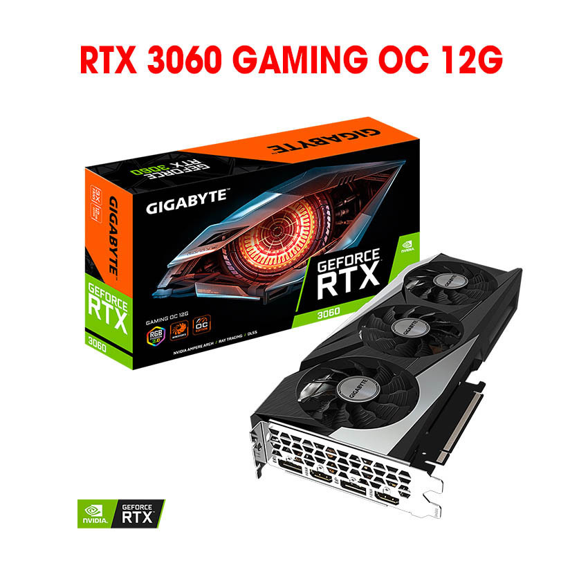 Đánh Giá VGA Tầm Trung Gigabyte RTX 3060 Gaming OC 12G