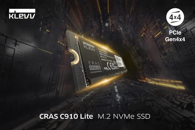 KLEVV chính thức cho ra mắt SSD CRAS C910 Lite M.2 chính thức được ra mắt với tốc độ cực nhanh và dung lượng khủng